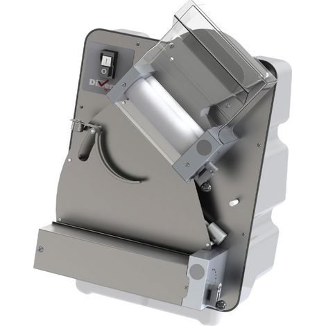 Laminoir à pizza - 300 mm - 2 rouleaux téflon - 80-210 g - Inox - 0,25 kW - Diverso