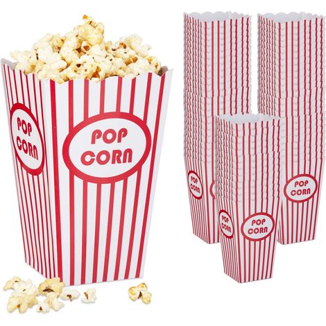 Paquete de 60 bolsas reutilizables estilo cine para palomitas de maíz, estilo cine