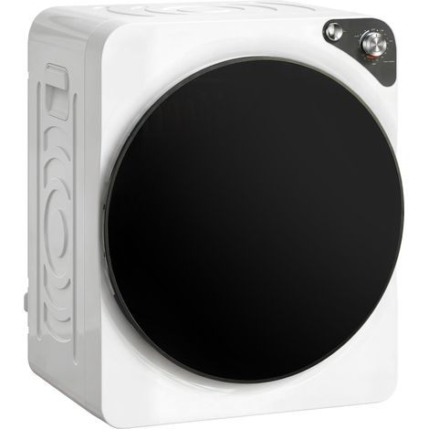 HOMCOM 5kg Vented Tumble Dryer, Compact Dryer with 5 Drying Modes, White (1/5)