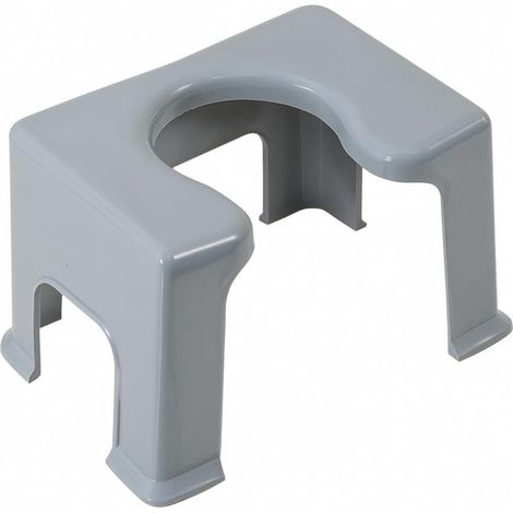 Assistance Toilet Plastic Footrest Compact Toilet for Elderly People, without Cushion (1/5)