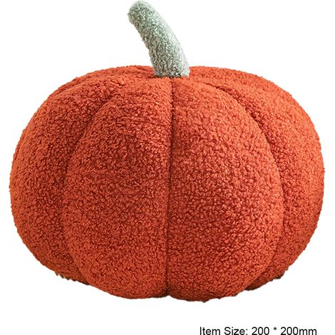 Cojín decorativo de calabaza de peluche en 3D, ideal para fiestas y como regalo para invitados. (1/5)