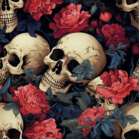 Tela Oxford decorativa para exteriores - Motivo de calavera I DX4114 (1/5)
