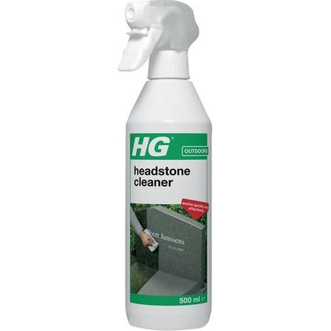 Premium 500ml Headstone and Natural Stone Marble Cleaner Spray for Statue and Memorial Maintenance