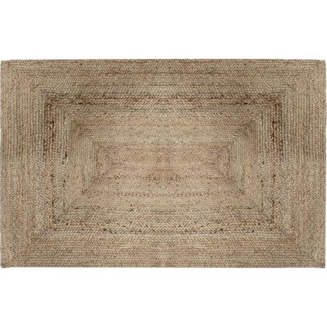 Tapis Déco Jute "Maria" 120x170cm Naturel (1/4)