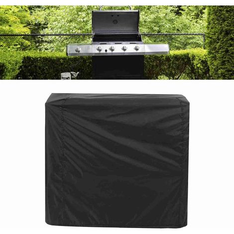 Housse Protection BBQ Extérieur, Bache de Protection Barbecue Housse avec Poche et Cordon Ajustable pour Barbecue Charbon Gaz Jardin Terrasse (145x61x117cm) (1/5)