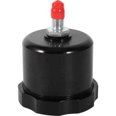 Haofy Universal-Handbremsflüssigkeitsbehälter, Hydraulikölbehälter aus Aluminium für Auto-Drift-Rallyes, einfache Installation für die meisten Fahrzeuge (SCHWARZ)