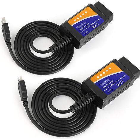 Escáner USB OBD2 ELM327 V1.5: diagnóstico del coche en 3 minutos, lee y borra códigos de avería, compatible con iPhone y Android. (1/5)