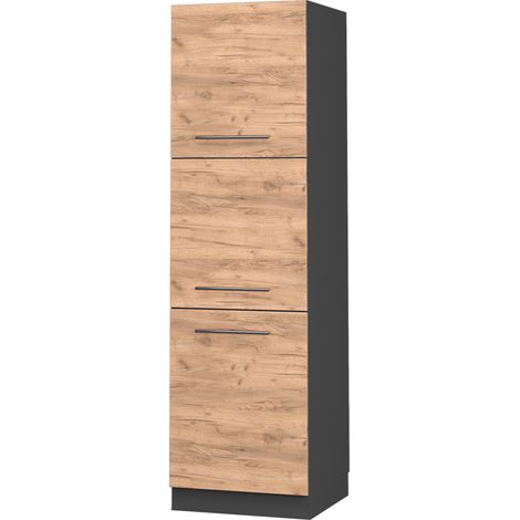 Herdumbauschrank Fame-Line, Goldkraft Eiche, 60 cm, Vicco
