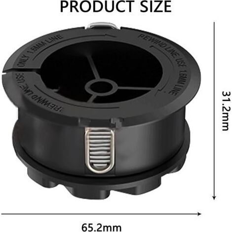 Trimmerfadenspule für BOSCH UniversalGrassCut 18 18-26 18-260 F016800570 mit Abdeckung (4 Stück) (1/5)