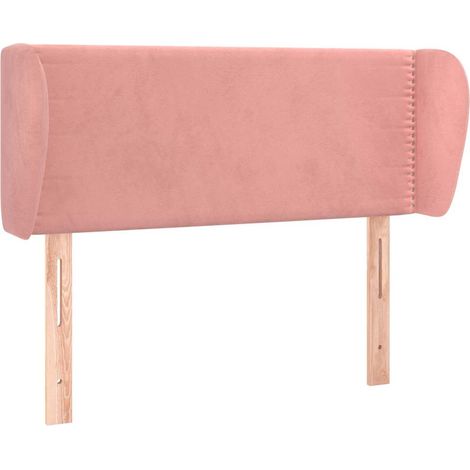 Maison Exclusive - Cabecero de terciopelo rosa 103x23x78/88 cm (1/5)