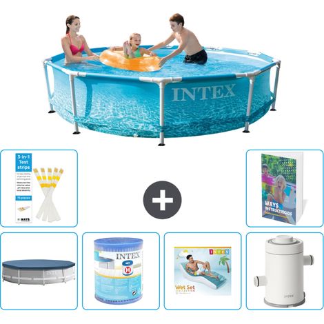 Frame Pool Rund - 305x76 cm - 7-teilig S113