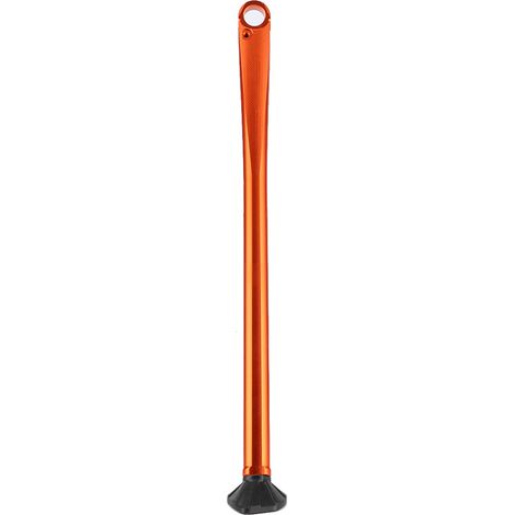Supports/pieds/supports latéraux de stationnement en alliage d'aluminium adaptés aux tailles 150, 200, 250, 300 et 350, disponibles en orange et noir. (1/5)