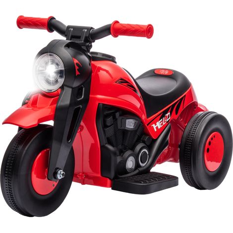 Moto électrique enfant 6V musique vitesse 2,5-3 km/h 2-5 ans