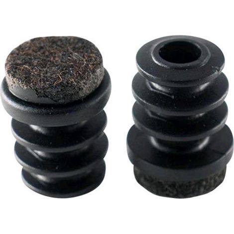 GOMMINO INTERNO TONDO ad incastro 20 mm CON FELTRO MAURER Conf. 4 pezzi