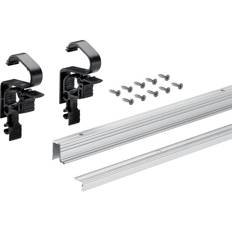 Hettich MB-Lauf- und Führungsprofilset,  ob.,  auflieg.,  1200mm,  25kg,  WingLine L,  9239311