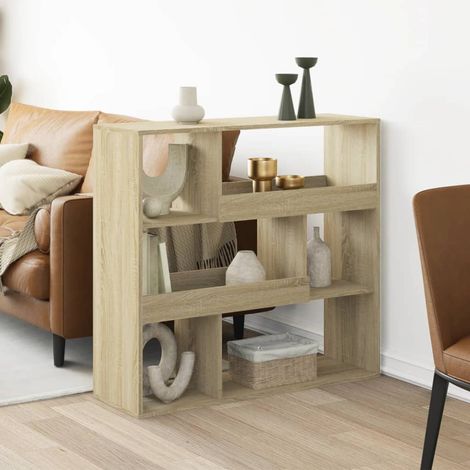 Separador de ambientes madera roble 100x33x94,5 cm