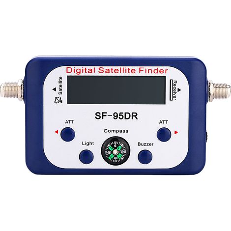 Mini indicateur de puissance du signal satellite numérique LCD, boussole. (1/5)