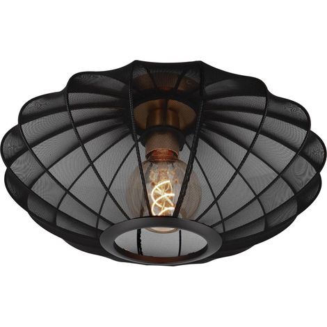 Lampe de plafond Corina noir Ø 40cm - 03147/40/30