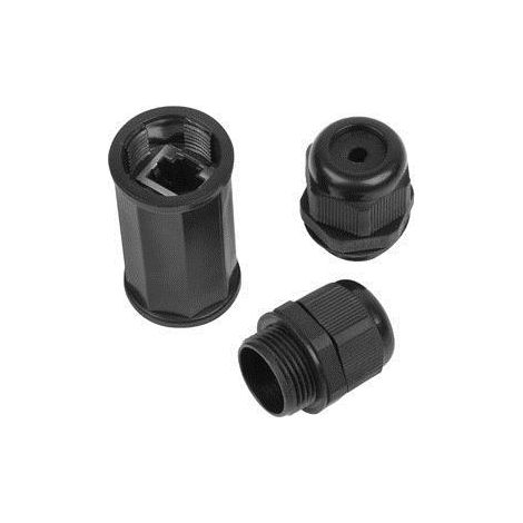 Cable de Datos/Carga con USB Lanberg AD-RJ45-OS6-IP67 (1/2)