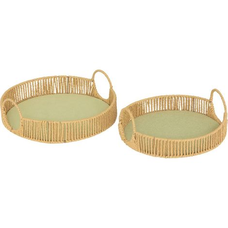 2 Tabletts Ali D35x11cm - Atmosphera créateur d'intérieur