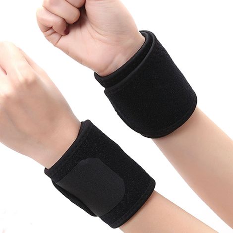paire de bracelets magnétiques auto-chauffants pour le sport, unisexe, support et protection des poignets (1/5)