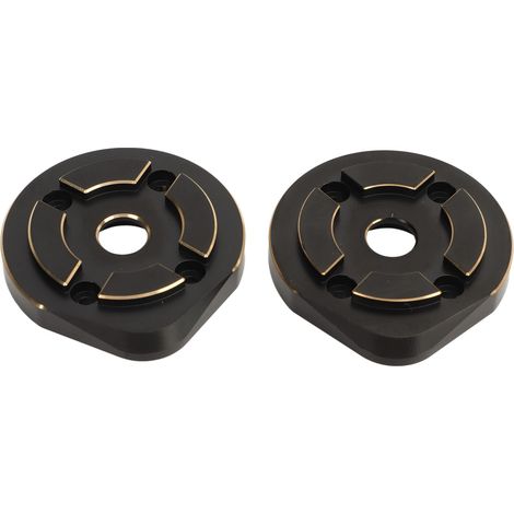 2 plaques de protection latérales avant et arrière en laiton pour voiture RC Axial Capra SCX10 III AR45P 1/10 (1/5)