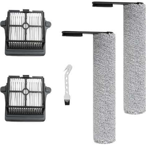 Kit de accesorios para aspiradora Tineco FLOOR ONE S7 PRO/S6/SWITCH S7/FLASHDRY: 2 cepillos giratorios, 2 filtros HEPA, 1 cepillo de limpieza. (1/5)