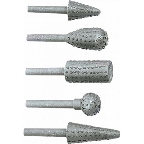 1CF RASPE ROTATIVE IN SET serie 5 pezzi
