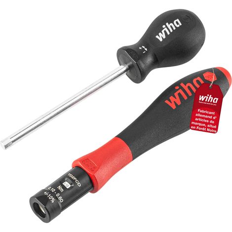 Wiha Tournevis dynamométrique TorqueVario®-S Couple limité à réglage variable 0.1 - 0.6 (26888)