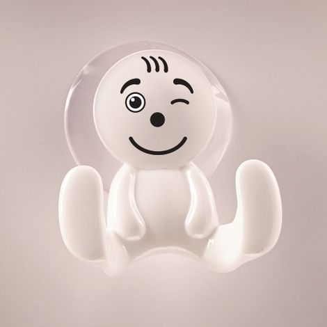 Portemanteau ventouse clin d'œil blanc - MOTTEZ - B845VBC