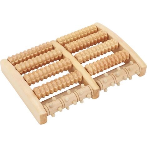 YORKING Fußmassageroller Holz Plantarfasziitis Leicht und leise Fuß Schmerzlinderung, Krämpfen Ödeme Fußroller Holz zur Vorbeugung & Linderung von Schmerze (1/5)