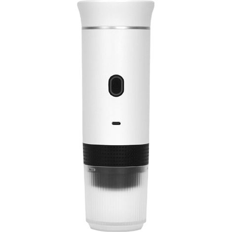 Cafetière électrique 3-en-1 - blanc - Compatible avec capsules et café moulu - Mini machine à café - Prend en charge l'infusion à froid - 1 pièce (1/5)