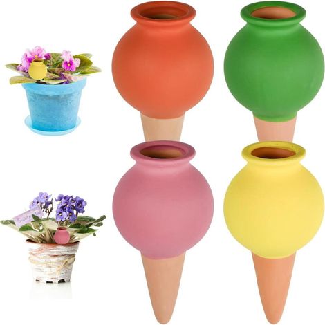 pour Plants Fleurs Pot Maison Balcon – Arrosage Plante Vacances – Arrosage Automatique Intérieur avec Reservoir – Cône (1/5)