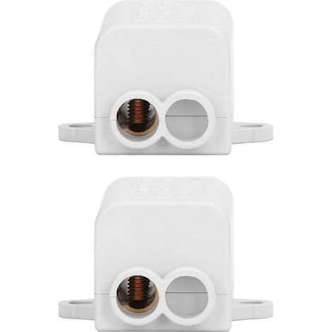 Connecteur de fil T 2 pièces, blocs de jonction à vis ZK-1316, 1000V 100A, kit de raccordement électrique, borne de câblage, lot de sertissage (1/5)
