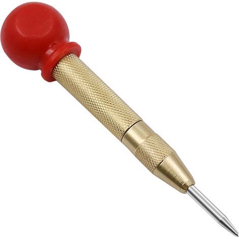 Perforatrice centrale automatique professionnelle avec poignée ergonomique pour un perçage efficace lors de la maintenance de l'appareil, perforatrice centrale à ressort (1/2)