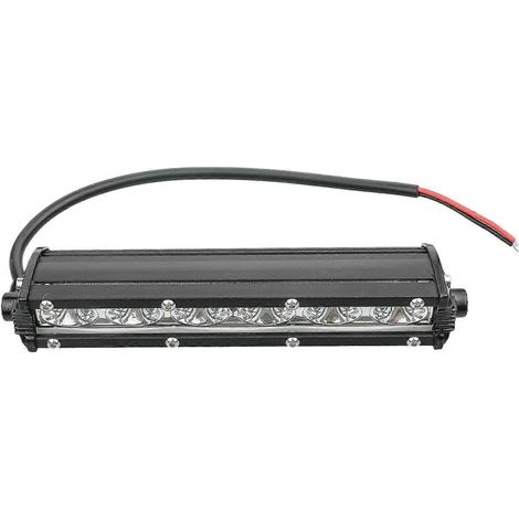 Ultradünne, einreihige LED-Lichtleiste für Offroad-Einsätze, 7 Zoll, 1800 lm, 18 W, wasserdicht, kombinierter Spot-/Flutlichtstrahl, für Lkw, ATVs, Boote und Pkw (1/5)