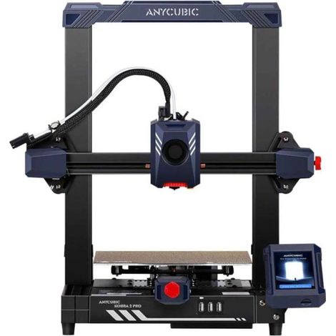 Imprimante 3D Kobra 2 Pro – Vitesse d'impression 500 mm/s – Cadre métallique – Volume d'impression 250 x 220 x 220 mm – Anycubic