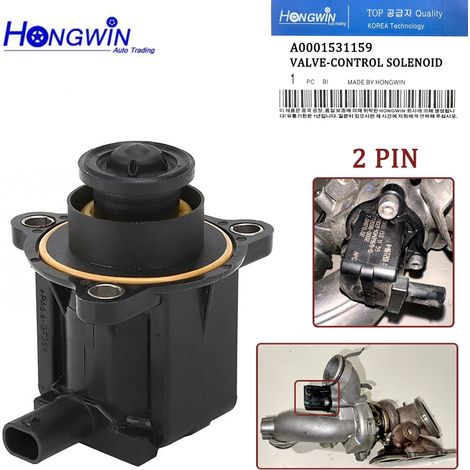 Applicable à la soupape de séparation du turbocompresseur Mercedes-Benz A0001531159 (1/5)