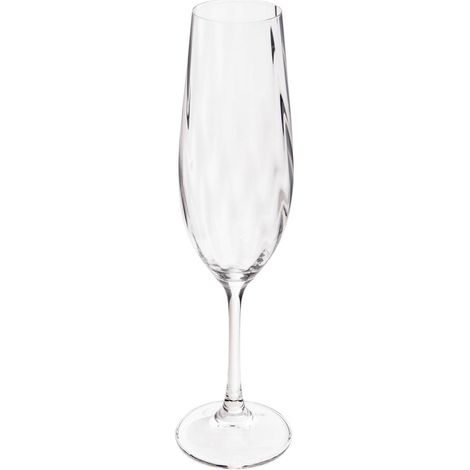 Lote de 6 copas de champán Neva de 260 ml, transparentes - Atmosphera créateur d'intérieur