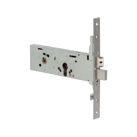 SERRATURA METALLO INFILARE 56357 CISA  B.Q INOX F.MM 22 F.SAG.TRIP+SCR+Q8 H.MM 64 E.MM 90