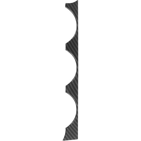 Socle de panneau de climatisation voiture en fibre carbone, cadre décoratif lisse, remplacement pour Subaru BRZ, garniture de tableau de bord, accessoire intérieur auto. (1/4)