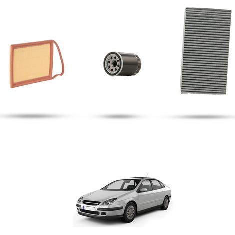 Kit tagliando 3 filtri compatibile con Citroen C5 3.0 v6 152kw dal 2004 (1/5)