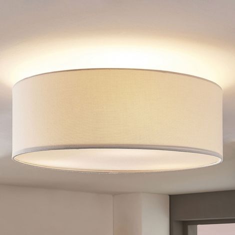 [GEBRAUCHT] B-Ware Lindby Stoff-Deckenlampe Mariat Wohnzimmerleuchte Deckenlampe Deckenlicht E27 (1/2)