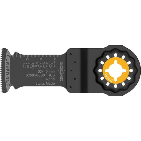 METABO 5 Tauchsägeblätter, Holz, HCS, 32 mm, Starlock (626951000) (1/3)