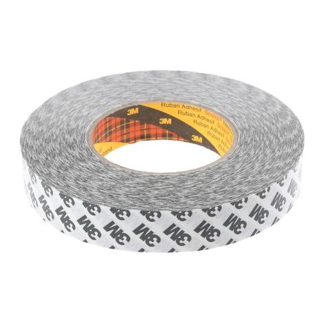 Ruban papier double face Translucide 3M 9086, 25mm x 50m x 0.19mm 16 N/cm ( Prix pour 1 )