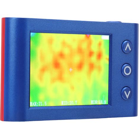 Thermomètre infrarouge caméra thermique portable MLX90640 testeur de température sans contact à main pour diagnostic électrique et industriel (1/5)