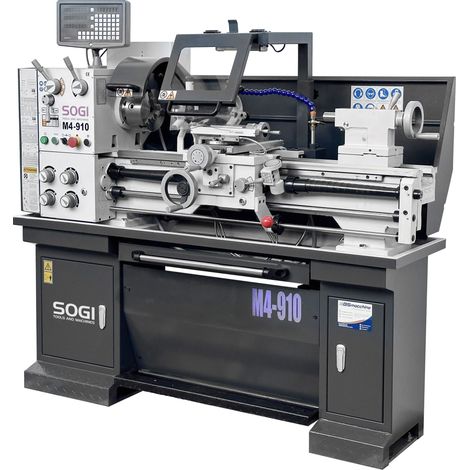 Tornio parallelo SOGI M4-910D 300 x 910 mm - visualizzatore 3 assi - torretta registrabile in altezza (1/5)