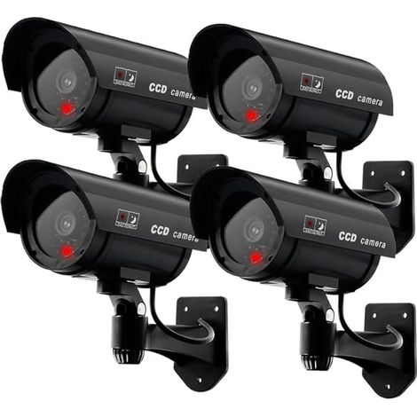 Lot de 4 Caméras Factices pour Extérieur (1/5)
