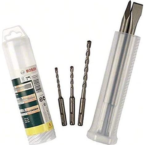 Bosch Accessories Promoline 2607019455 Acciaio Kit punte perforatrici 5 parti 5 mm, 6 mm, 8 mm SDS-Plus 1 KIT (1/3)