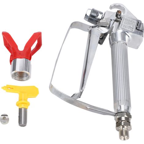 Pistolet de Peinture à Haute Pression sans Air avec Embout et Base en Aluminium Alloy (21cm, 517 Nozzle) (1/4)